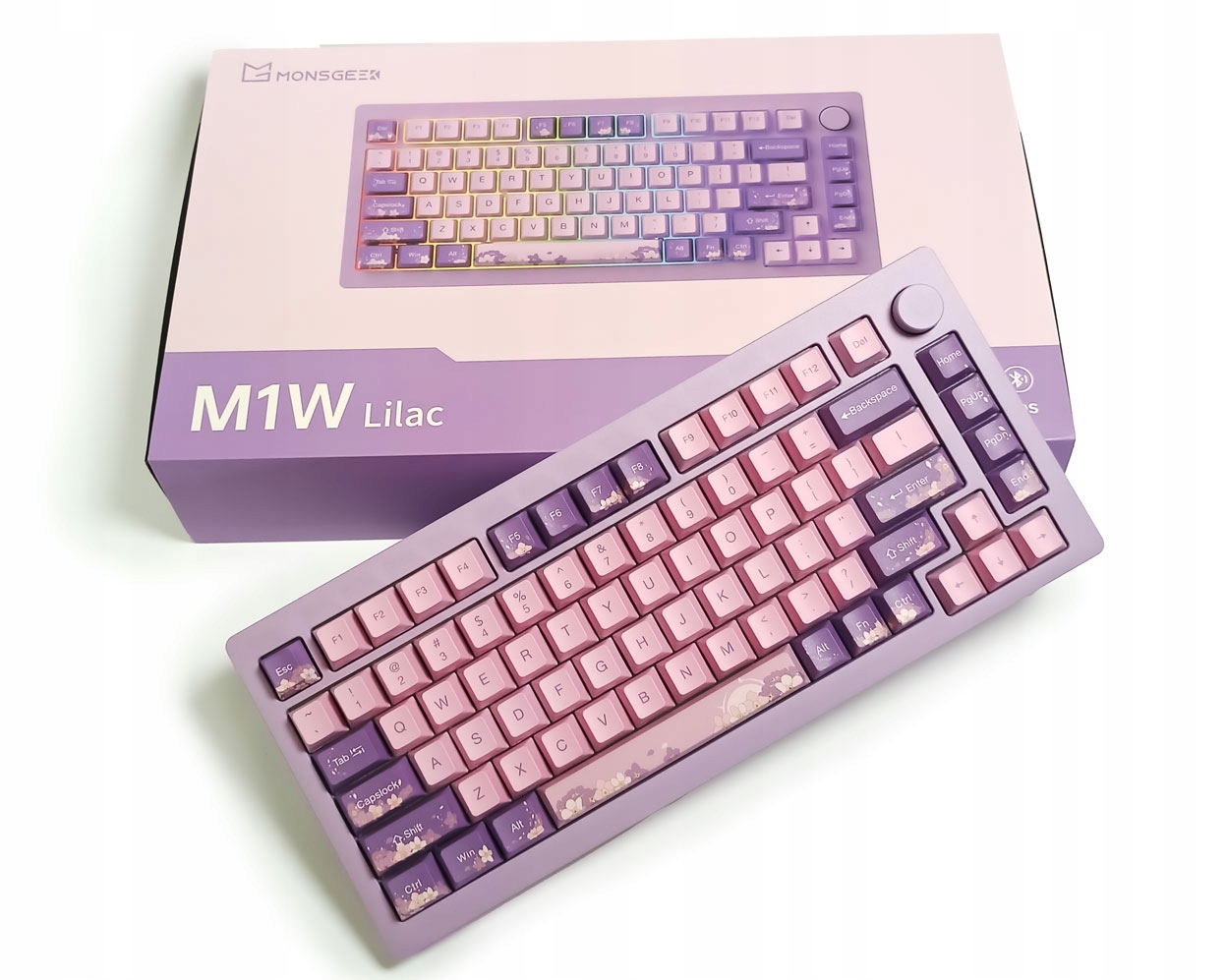 MonsGeek M1W Hot Swap 75% M1 Wireless Bezprzewodowa Hotswap Aluminiowa Rgb