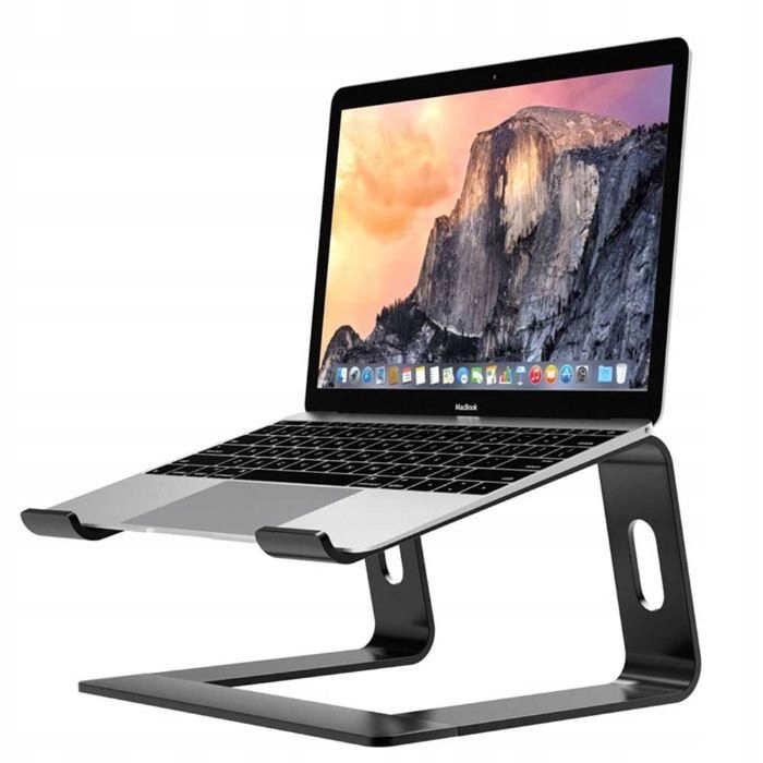 Hliníkový stojan Vazio pro notebook MacBook Air Pro černý (M5-B)