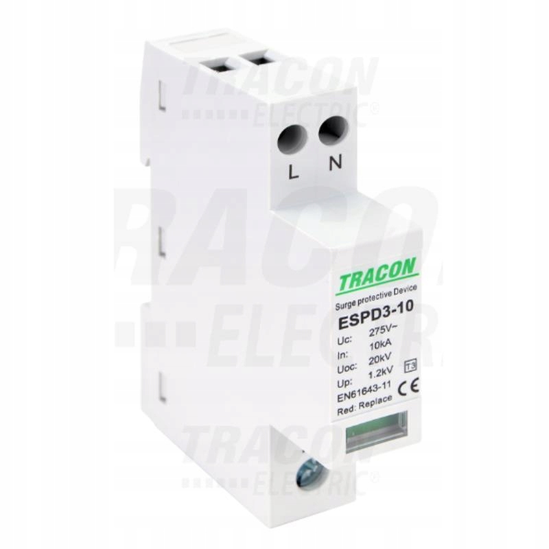 Omezovač přepětí T3 Ac jednotné pouzdro ESPD3-5-1+1P
