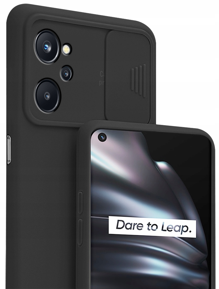 

Etui Silicone CamShield Szkło 9H do Realme 9i