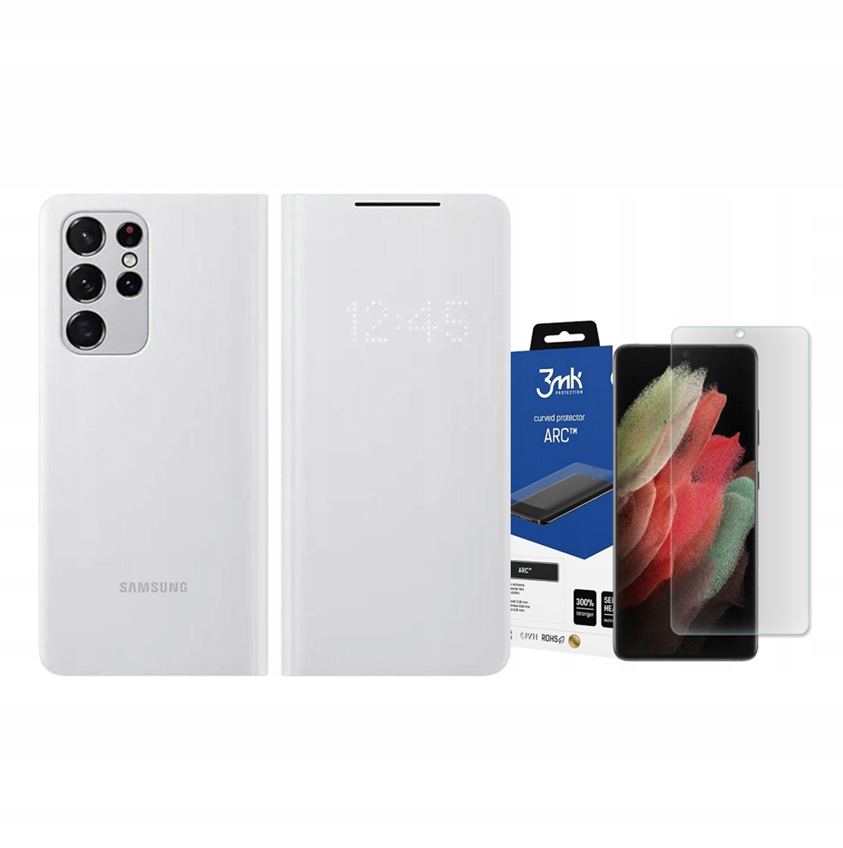

Samsung Smart Etui Do Galaxy S21 Ultra + Folia 3MK