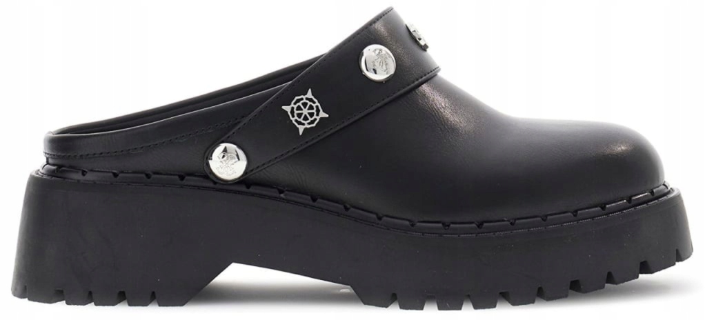 Guess nazouváky na platformě, černé, stylové, pro každodenní nošení, velikost 38