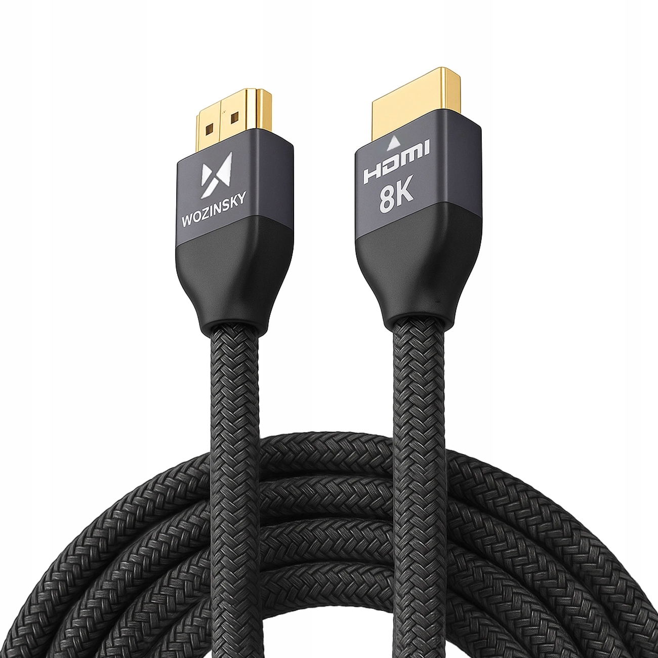 Wozinsky kabel Hdmi 2.1 8K 60 Hz 48 Gbps 4K 120 Hz 2K 144 Hz 5 m stříbrný