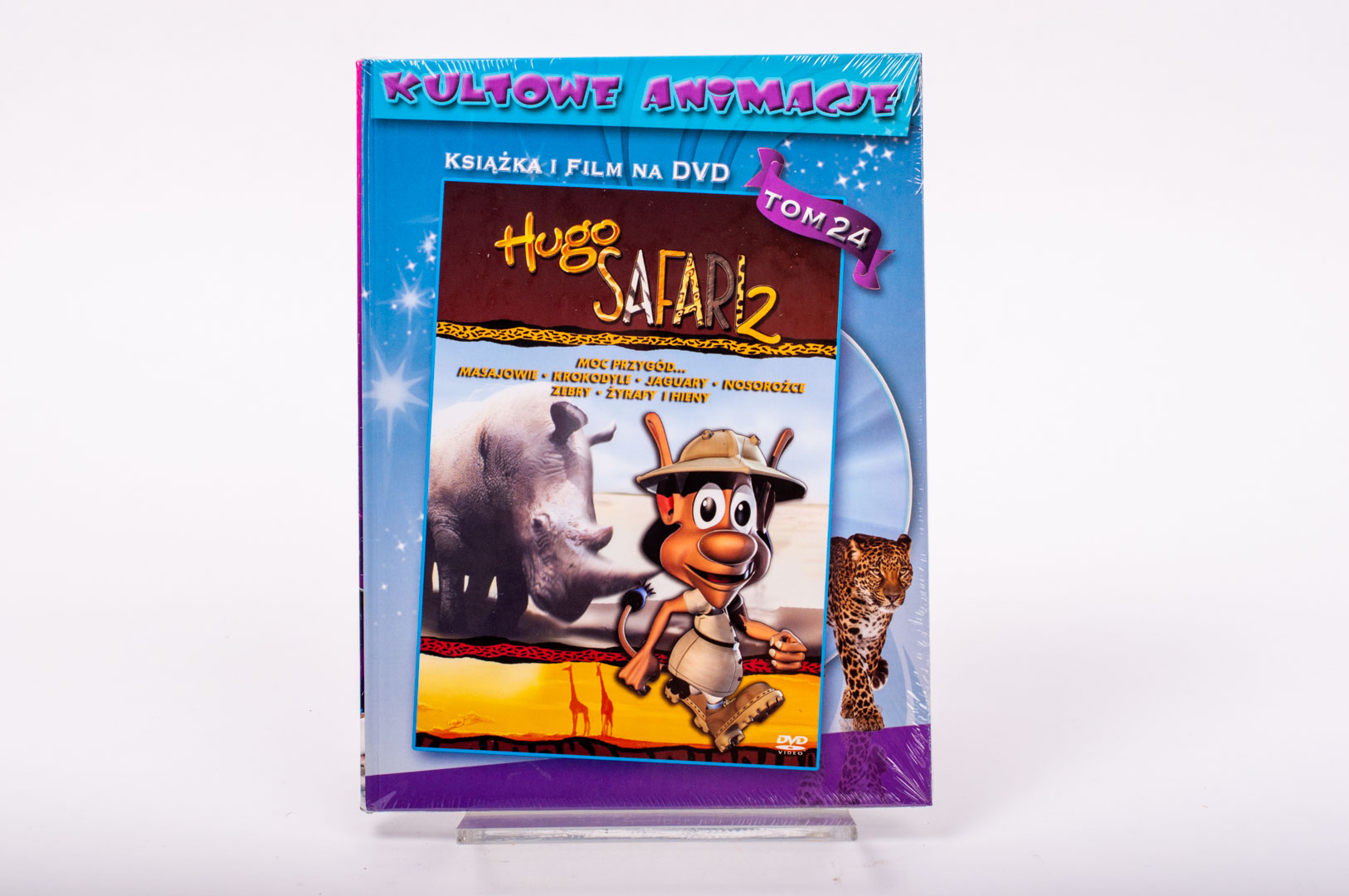 

Kultowe animacje: Hugo Safari 2 Tom 24 (DVD)