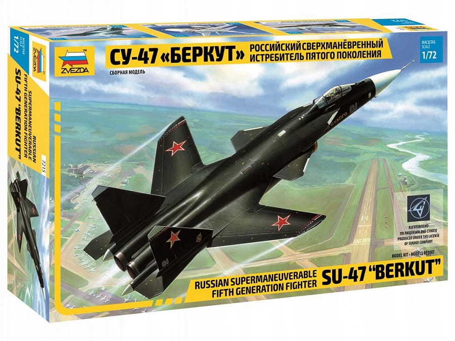 Su-47 Berkut 1:72 Zvezda 7215