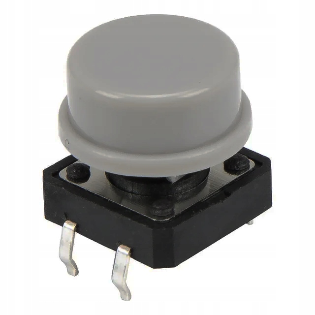 Tact Switch 12x12 z przyciskiem SZARY