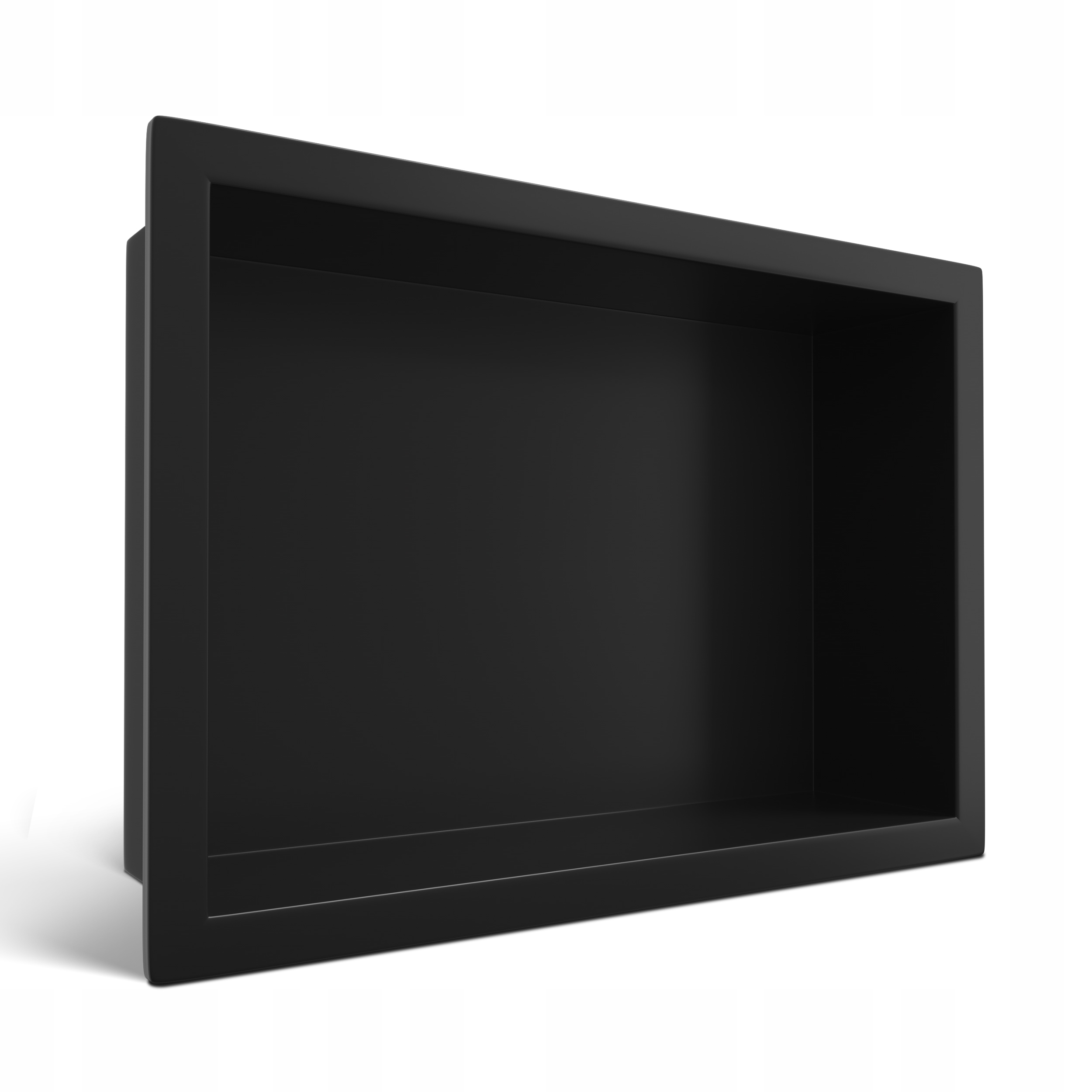 Wall-box One Čierna výklenková polica Nerezová Oceľ, 30x20x10 cm