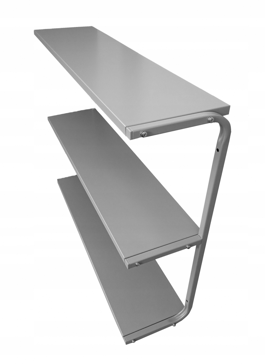 Półka ścienna metalowa 93 cm dodatkowa PG3SD potrójna warsztat loft garaż Głębokość produktu 24 cm