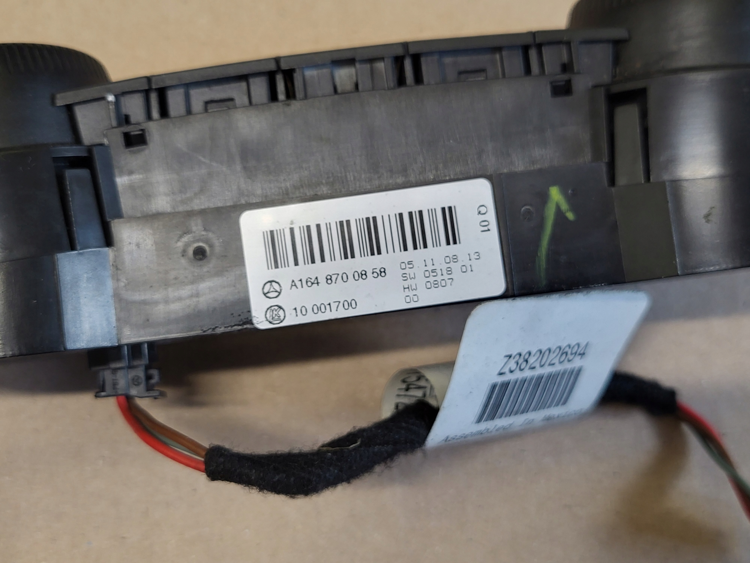 PANEL front levers springing NAPEDOW bundle MERCEDES ML W164 OE EU