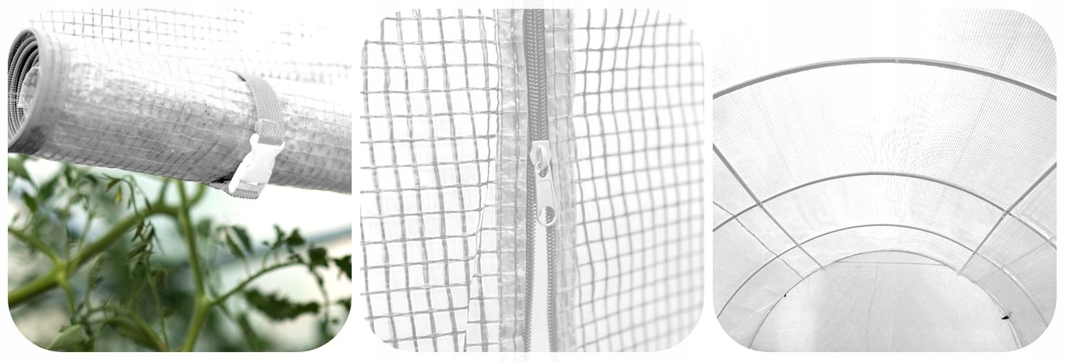 FOLIA na tunel OGRODOWY 6x3m PLANDEKA FOLIOWA na tunel 600x300cm POW 18m2 Kod producenta 4977-F