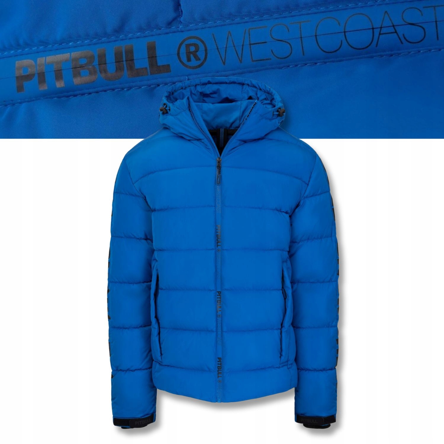 Pánská Zimní bunda prošívaná s kapucí Pitbull Airway IV, teplá až k bokům