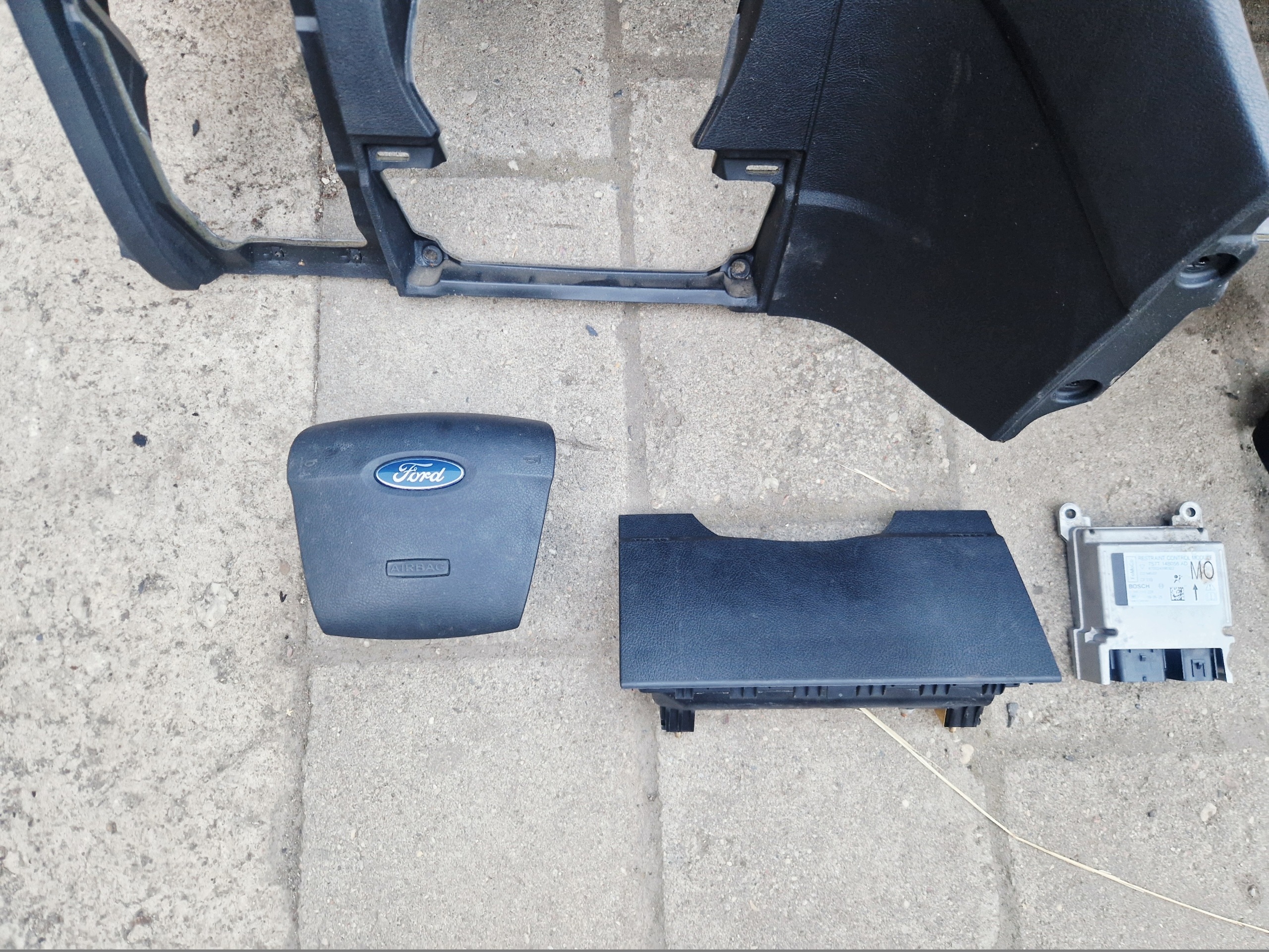 FORD MONDEO MK4 dashboard console airbag SENSOR tension belts KOMPLET