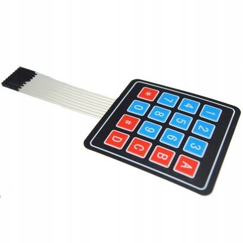 

Klawiatura matrycowa 4x4 panel samoprzylepna