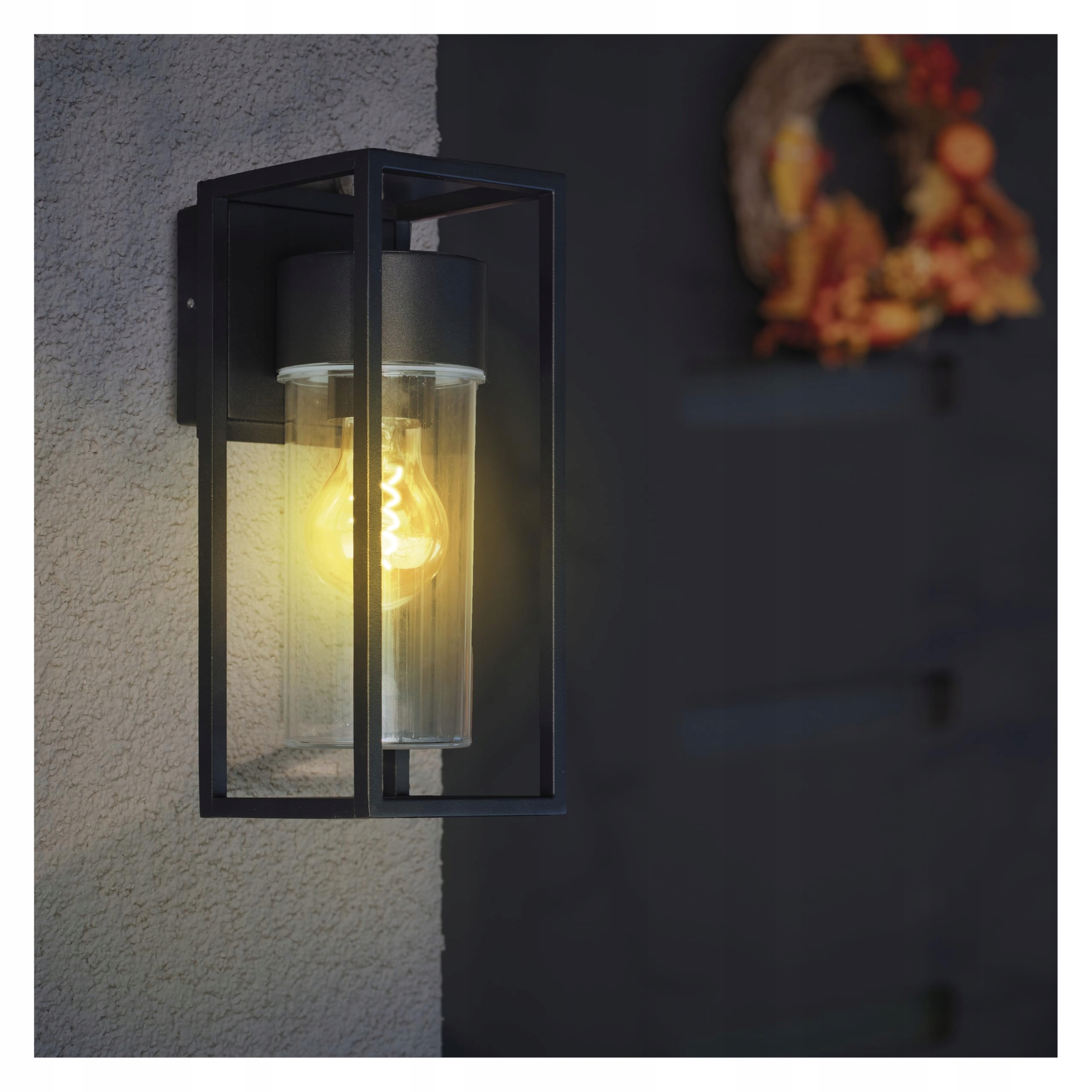 EMOS Zewnętrzna Lampa Ścienna TILLIA Do Ogrodu I Domu E27 Wodoodporna — miniatura 4