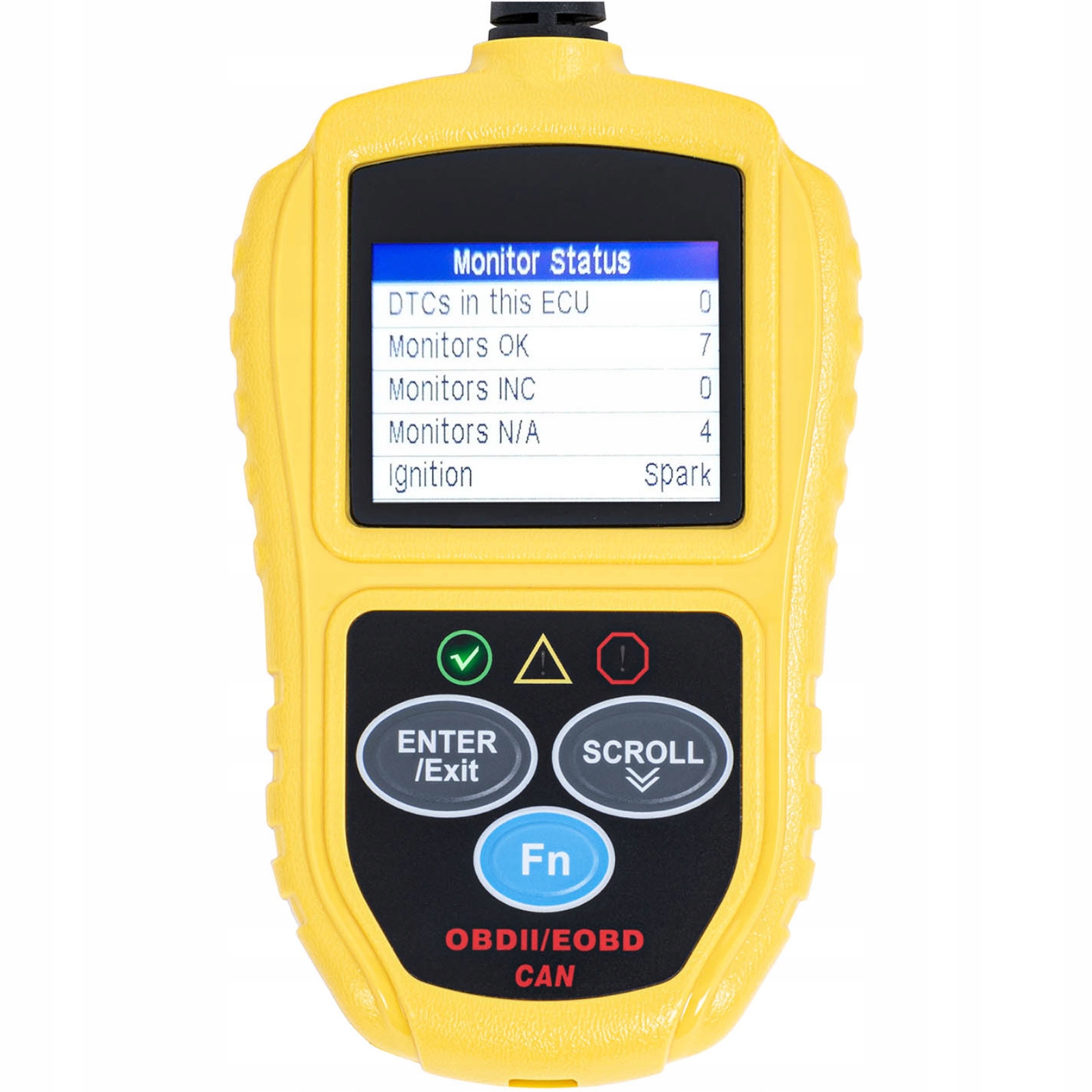 Tester Skaner Diagnostyczny Do Samochodów OBD2 8-18 V VIN / ID / CVN / PCM Marka MSW