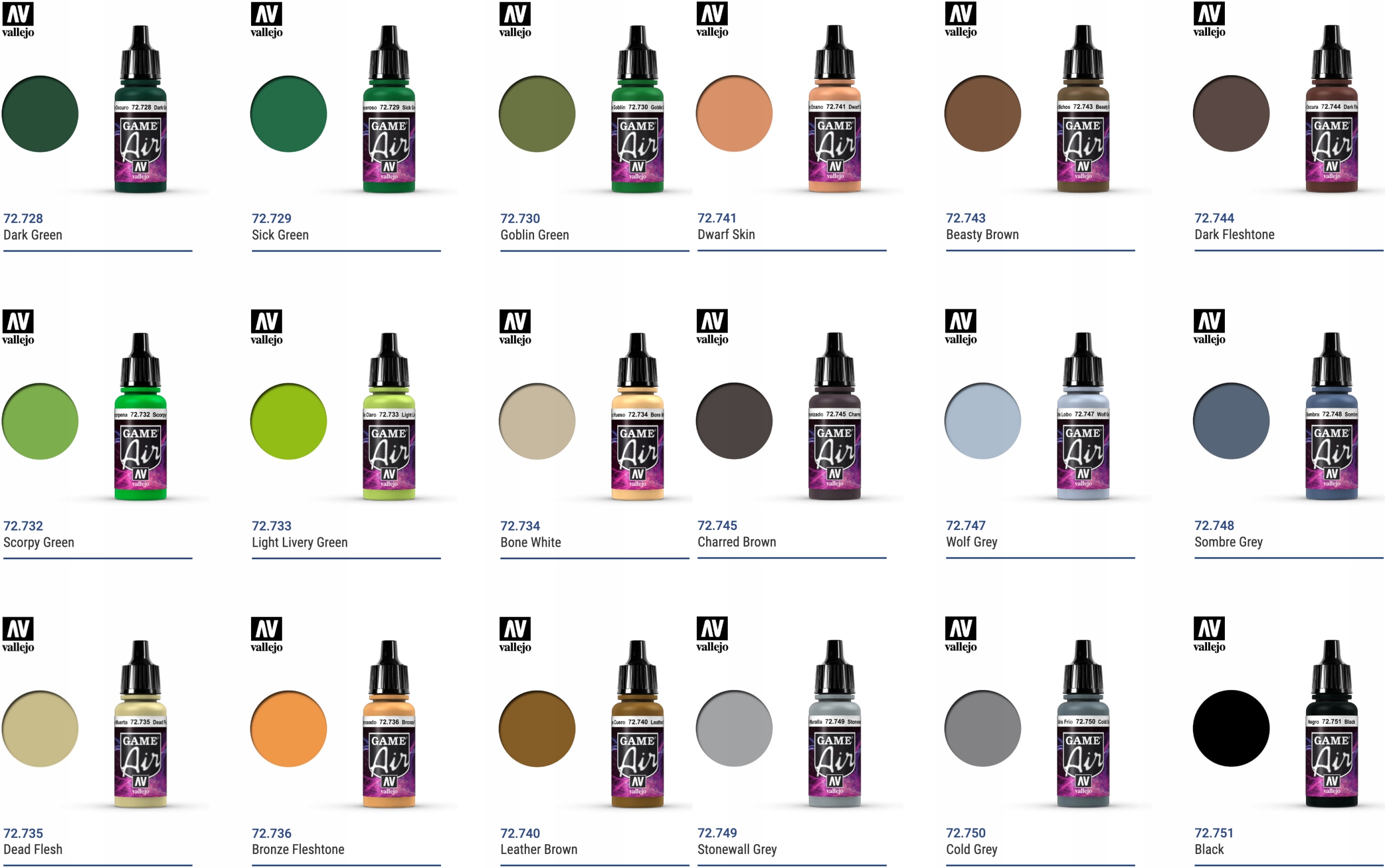 Vallejo Game Air 72.747 Wolf Grey 17 ml Pojemność 17 ml