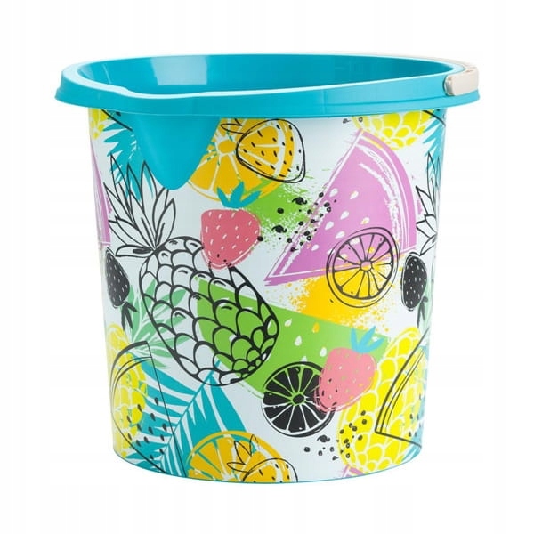 

Wiadro 10l Owoce Turkusowe Piękne Vario Art Rotho