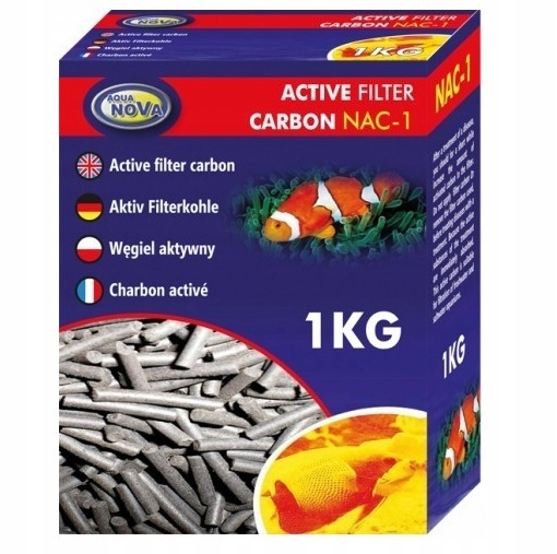 

Aqua Nova Węgiel Aktywny 1kg/1600ml Siatka