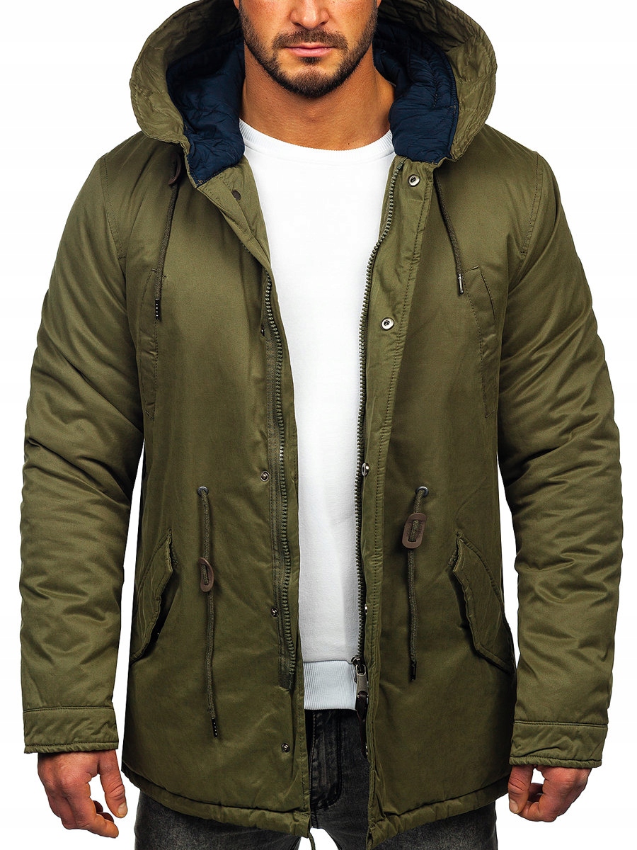 

Kurtka Męska Zimowa Parka Zielona 1793 DENLEY_2XL
