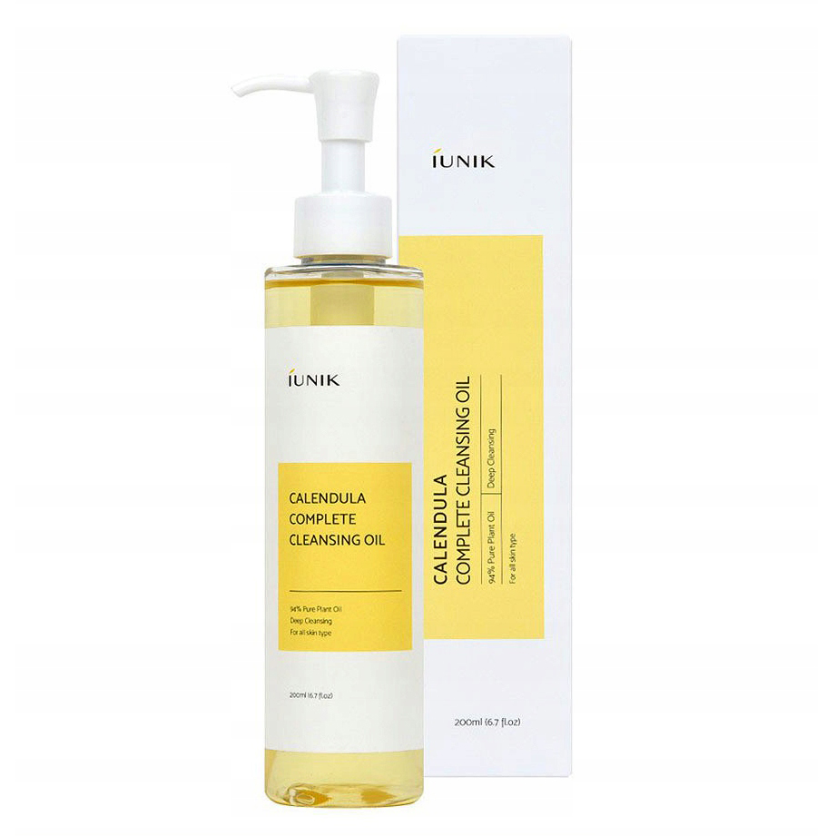 iUNIK Calendula Complete Cleansing Oil Olejek nagietka do demakijażu 200ml