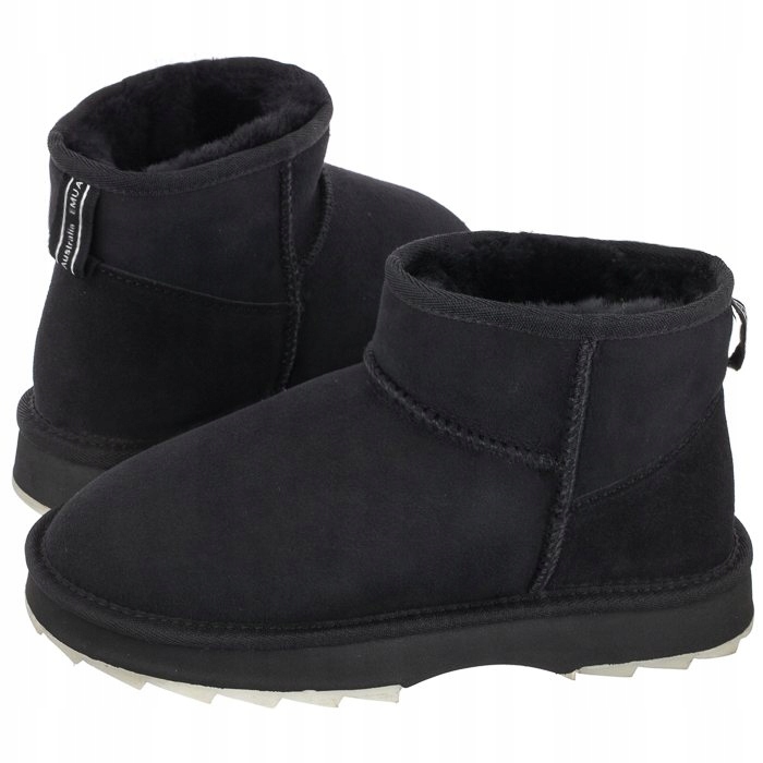 Dámské zateplené Kotníkové Boty Emu Sharky Micro Black W12548 černé