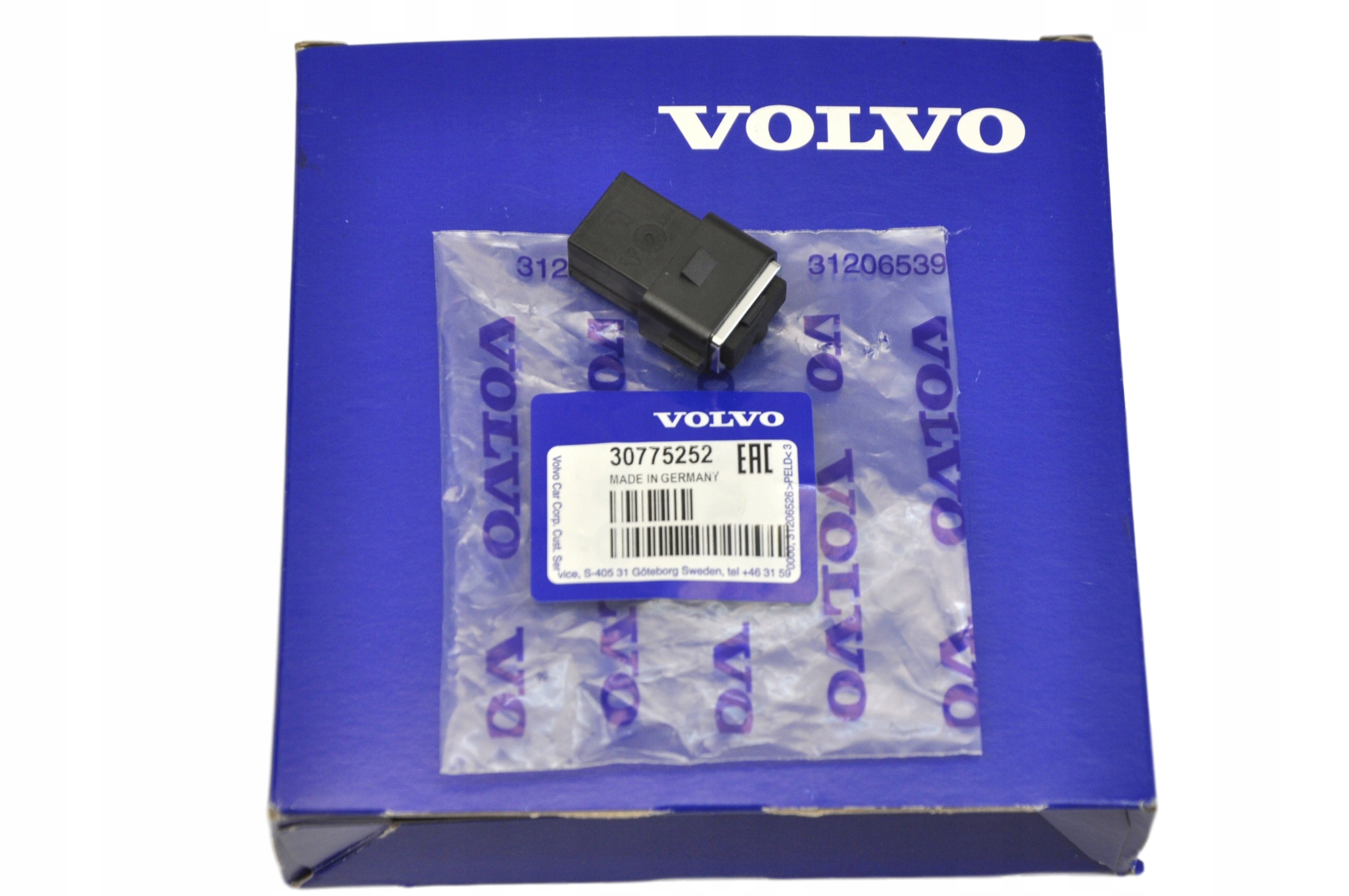 VOLVO V70 XC60 XC70 разъем USB 30775252 OE