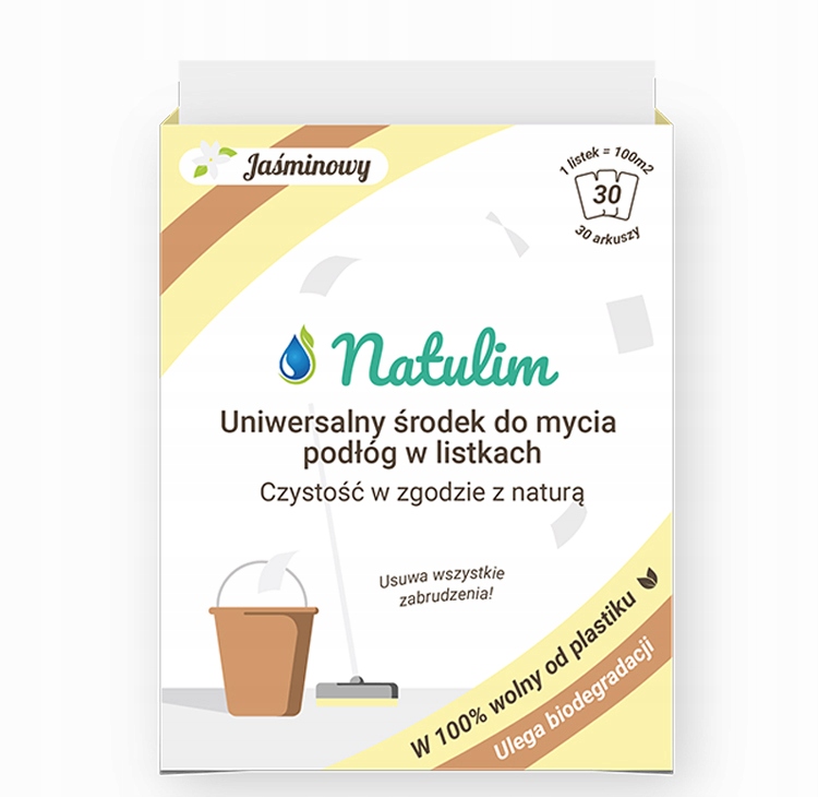 2x Eko listy na mytí podlah 30ks Natulim Natulim