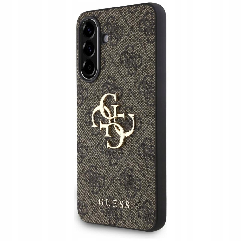 Pouzdro pro Samsung Galaxy A56 Guess Big 4G Classic Logo Hnědé