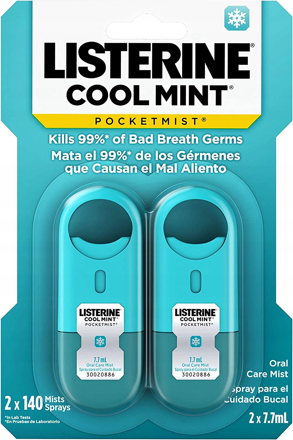 

Odświeżacz do ust Listerine Pocket Mist Cool Mint