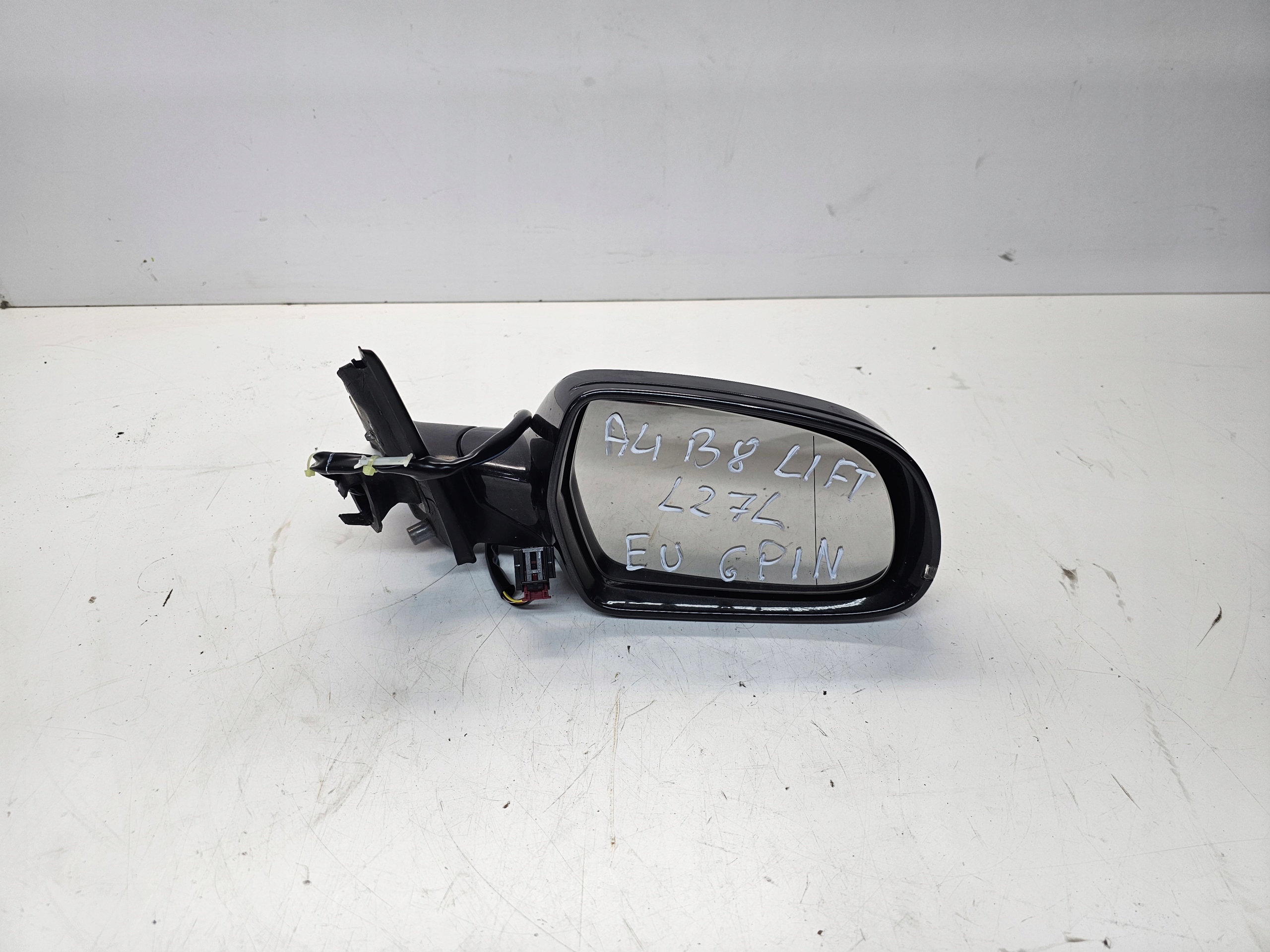 mirror right front AUDI A4 B8 LIFT LZ7L 6 PIN EUROPA