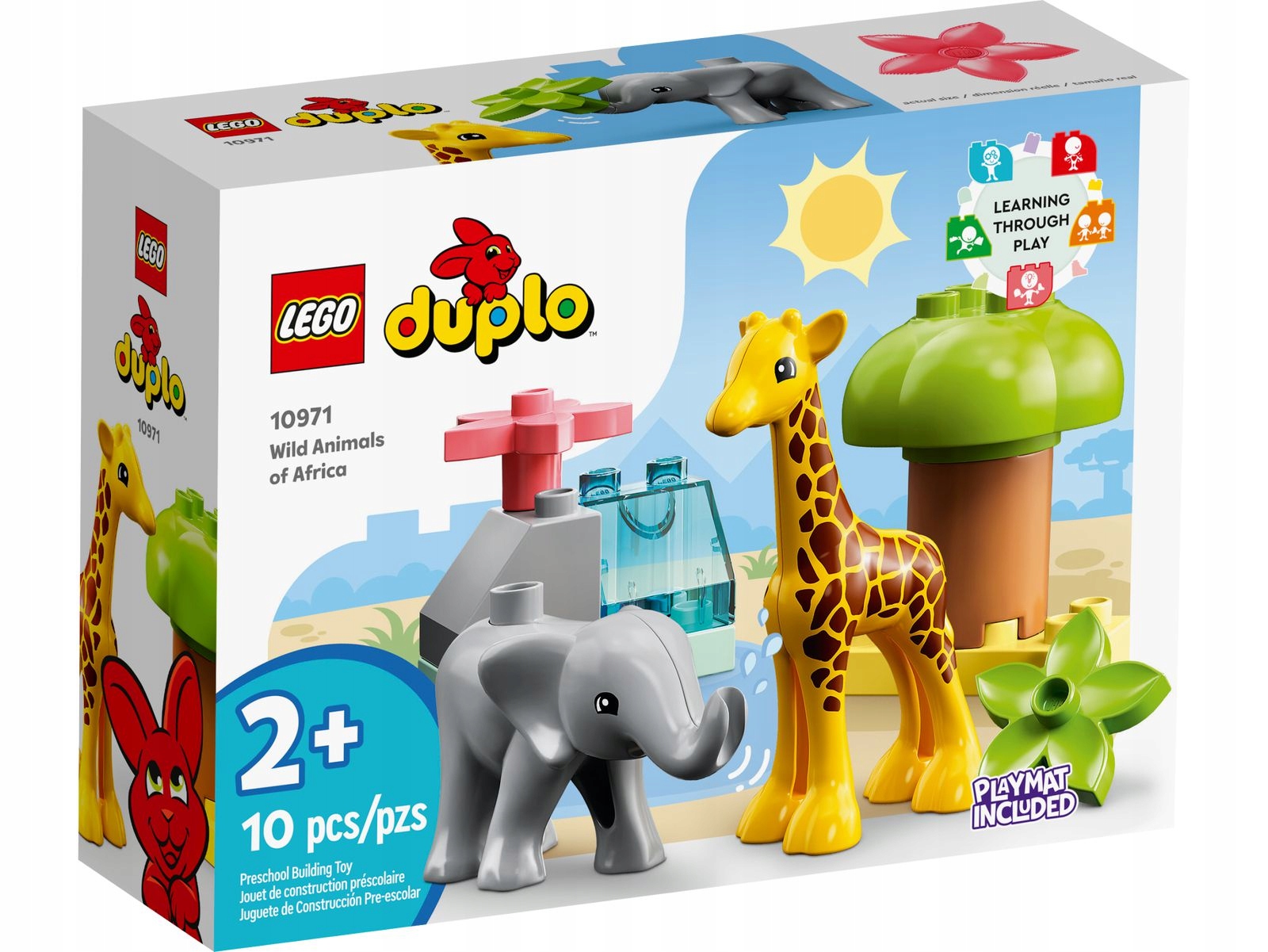Lego 10971 Duplo Divoká zvířata Afriky Stavebnice pro děti do 3 let