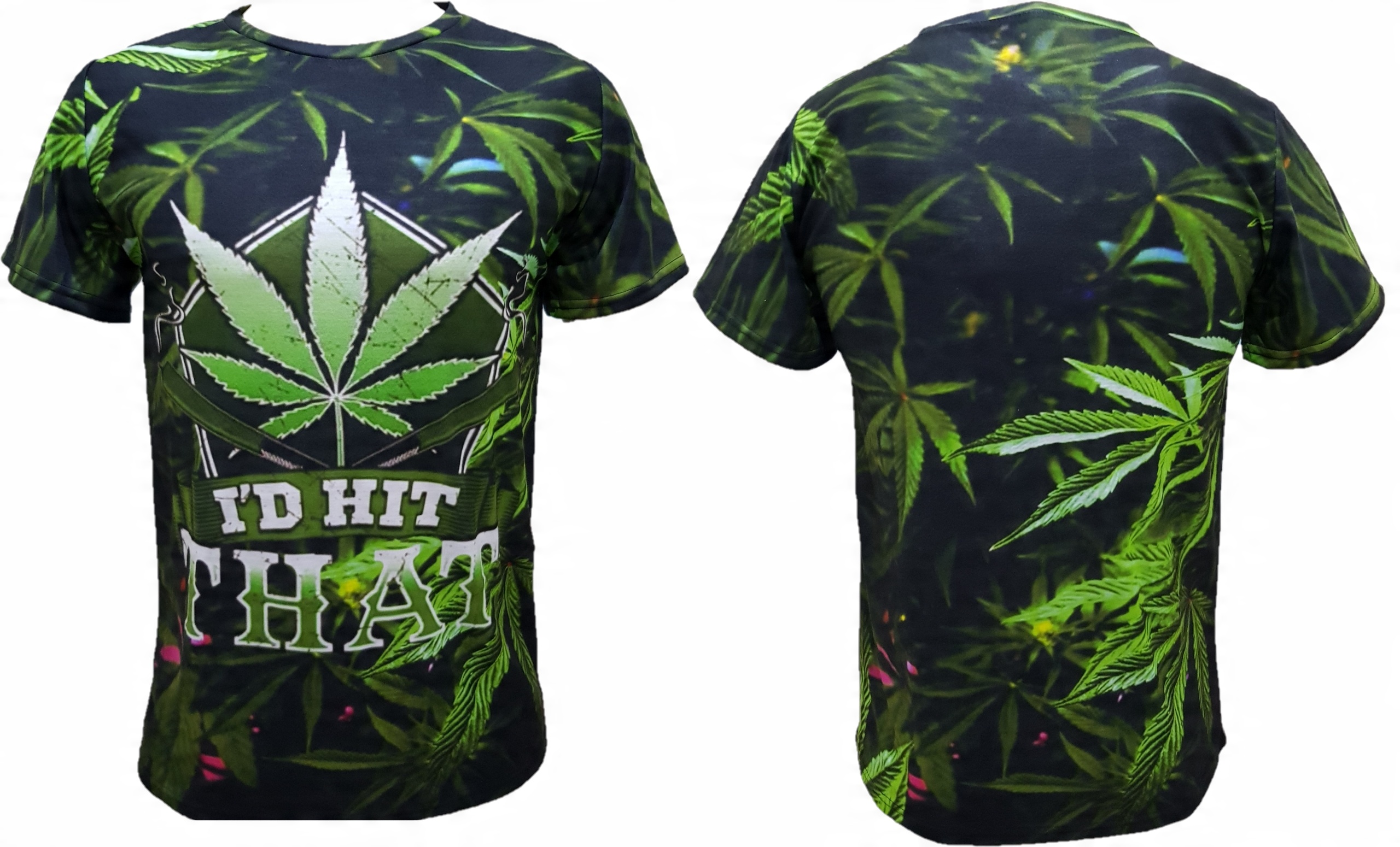 

Koszulka 3D Ganja Marihuana Trawa Joint roz. L