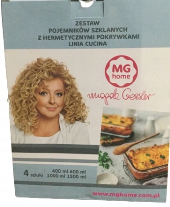 

Mg Home Zest.pojemników z Hermetycznymi Pokrywkami