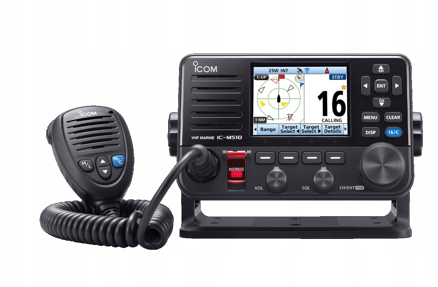 Icom IC-M510E Radiotelefon Morski 25W Dsc Ais Gps