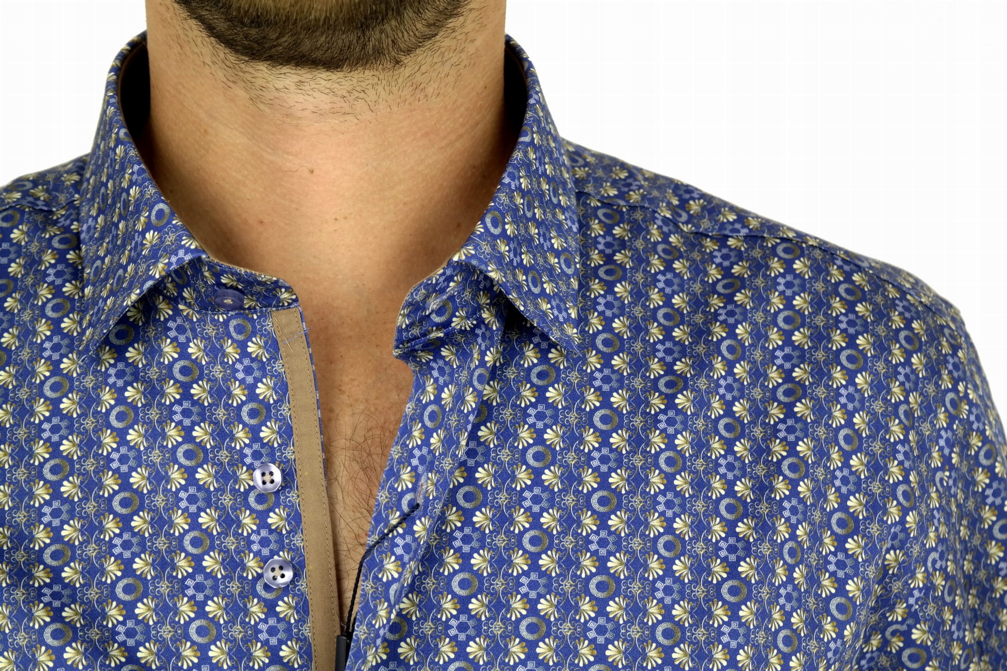 

Daniel Bessi Koszula męska fb379 niebieska XL43/44