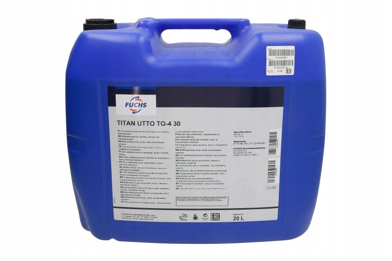 FUCHS TITAN UTTO - 4 SAE 30 БАГАТОФУНКЦІОНАЛЬНЕ МАСЛО