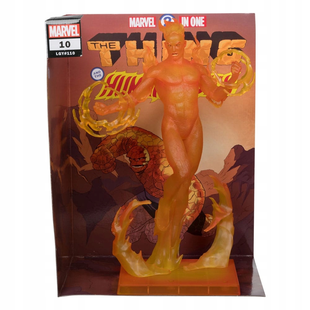 Soška z Pvc Marvel Collection 1/6 Human Torch (Marvel 2 v 1 #10) 29 cm