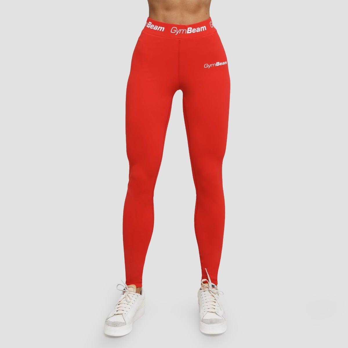 GymBeam Damskie legginsy Simple Rouge Red S