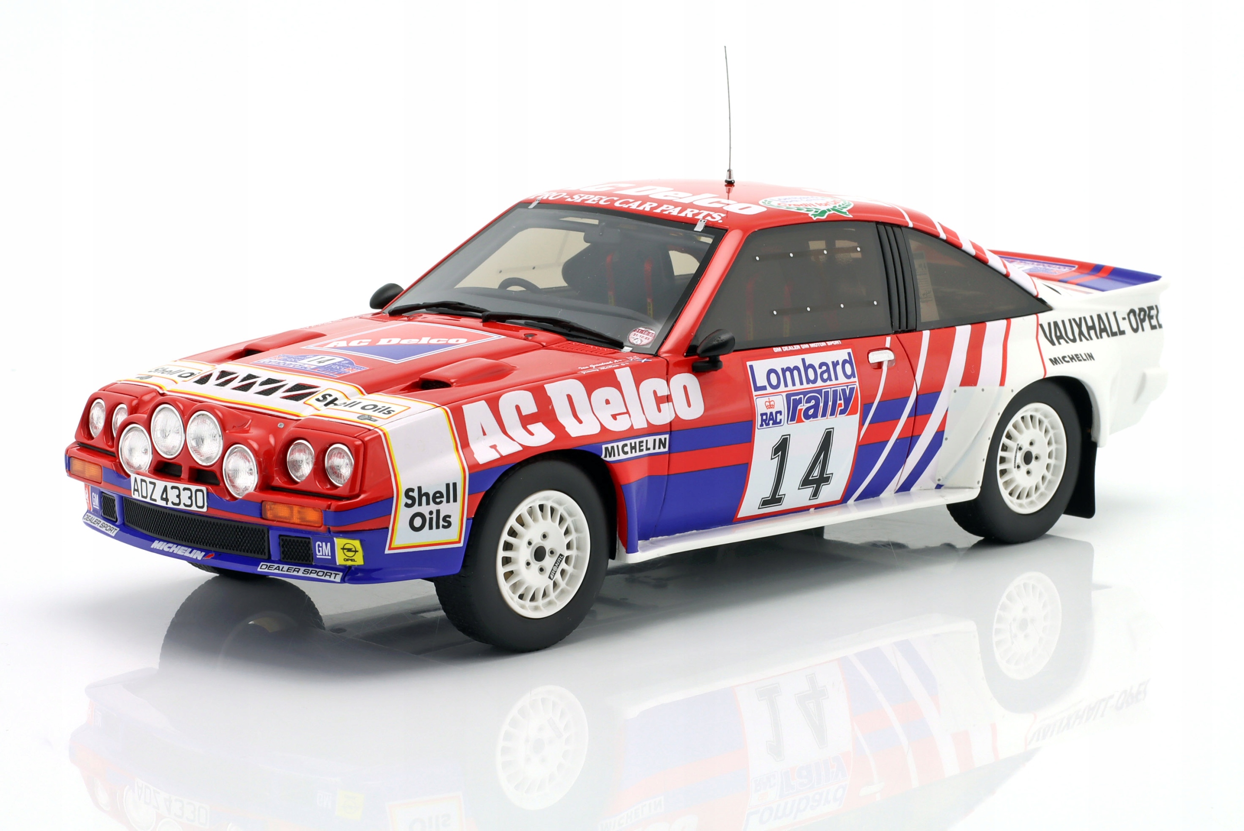 Opel Manta R 400 #14 6th Lombard Rac Rallye 1985 McRae Otto Mobile 1:18
