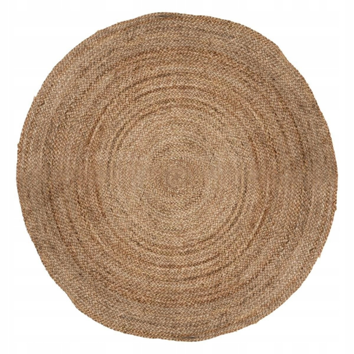 Kulatý Koberec Z Juty 120 cm v boho stylu Přírodní