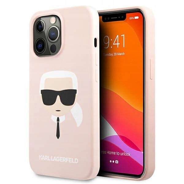 Etui Karl Lagerfeld Silicone Karl`s Head na iPhone 13 Pro Max 6,7" Karl