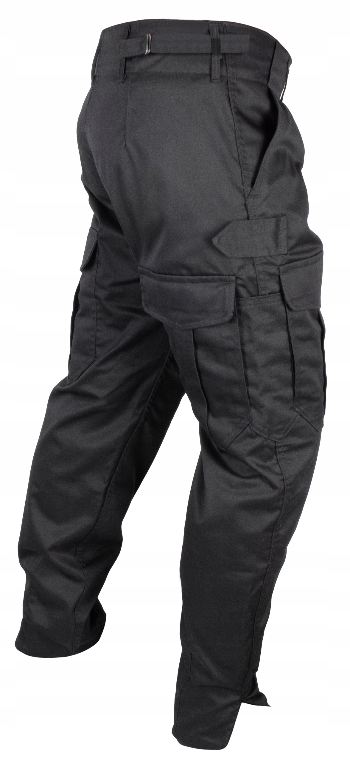 Spodnie Wojskowe czarne policyjne ochrona 5XL Fason bojówki