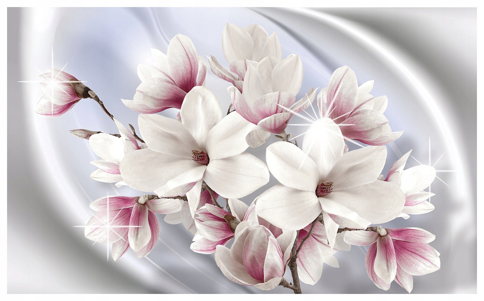 Tapeta Magnólia Jemný Úsvit Elegancia Pokoj Abstrakcia 312x219 lepidlo