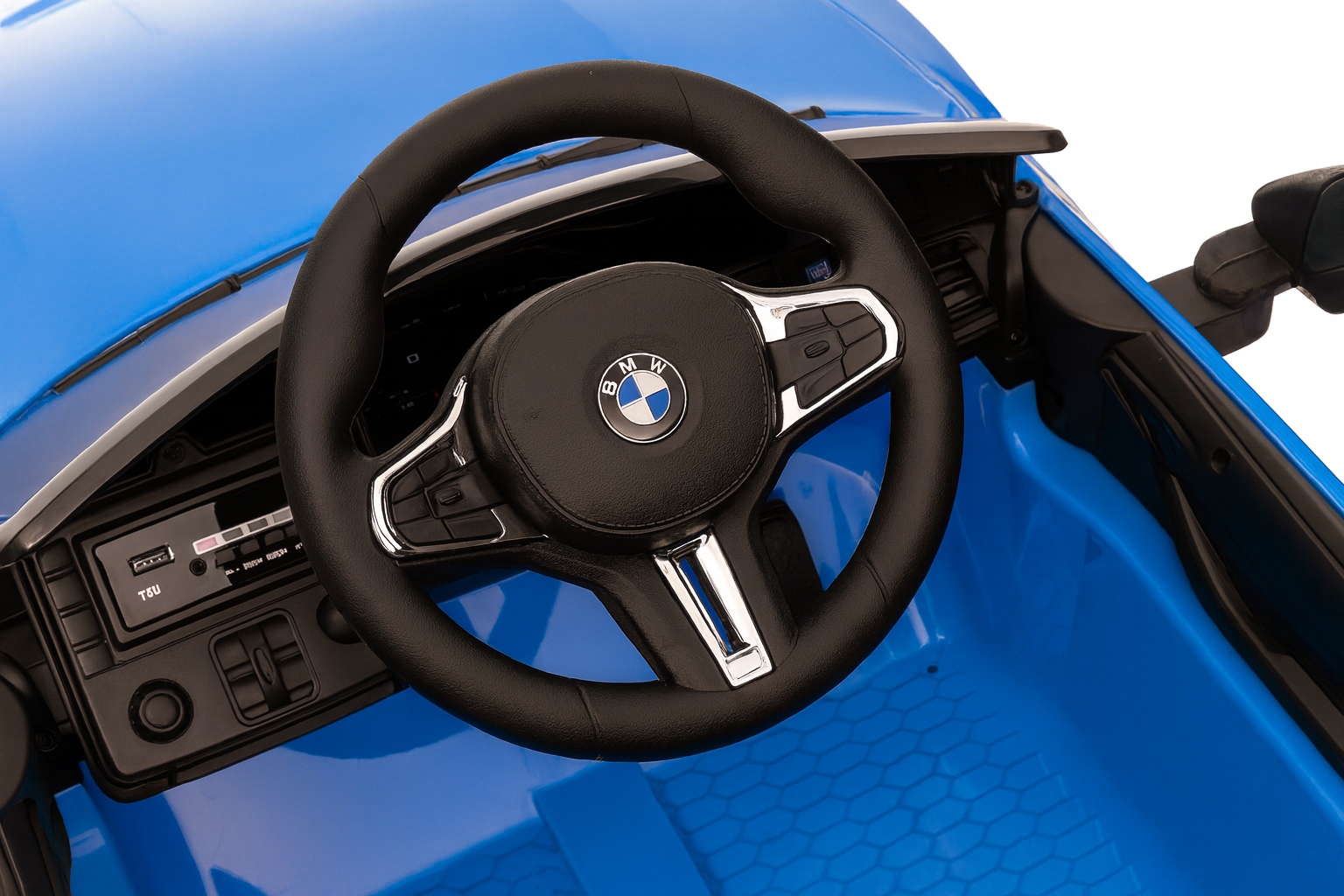 Samochód elektryczny na akumulator BMW M4 niebieski dla dzieci 3 lata +