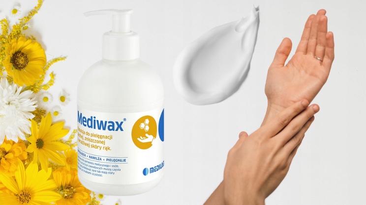 Krem do rąk MEDIWAX EMULSJA DO PIELĘGNACJI 330 ml Stan opakowania oryginalne