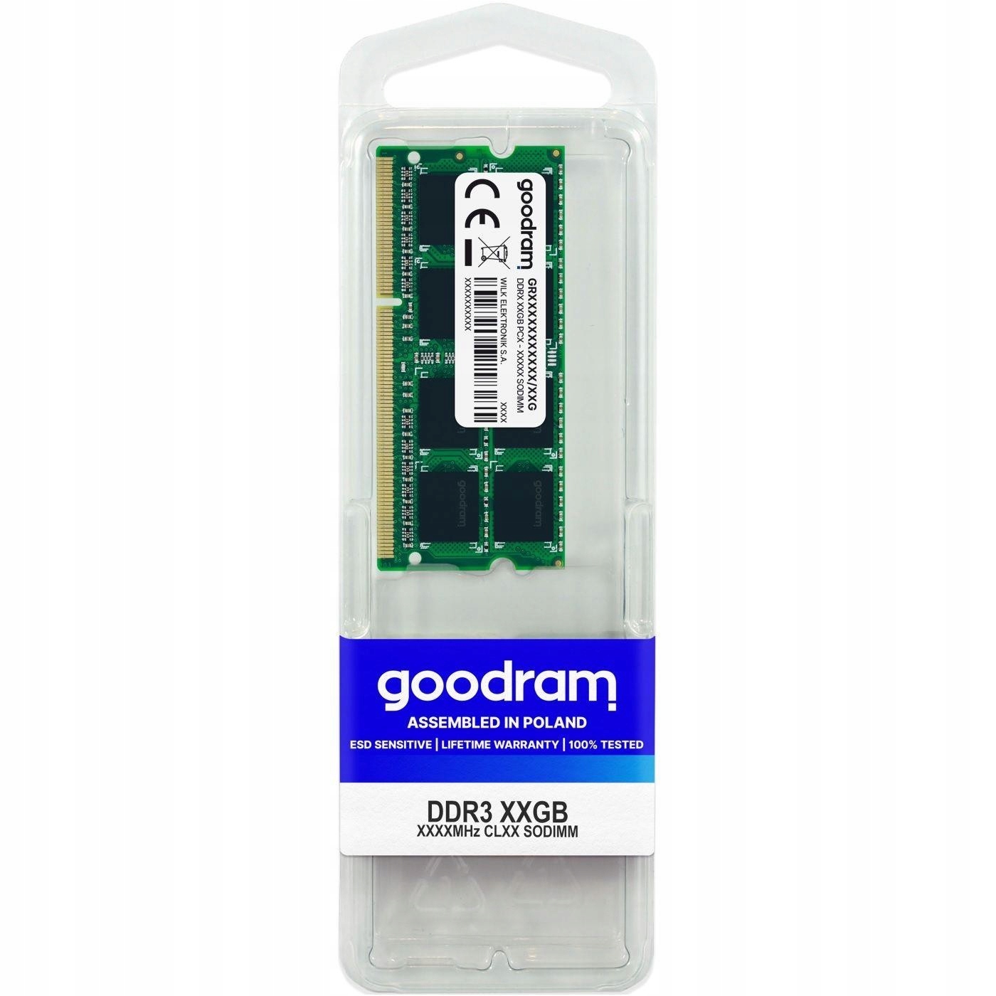 Pamięć Sodimm DDR3 Goodram 8GB/1600MHz