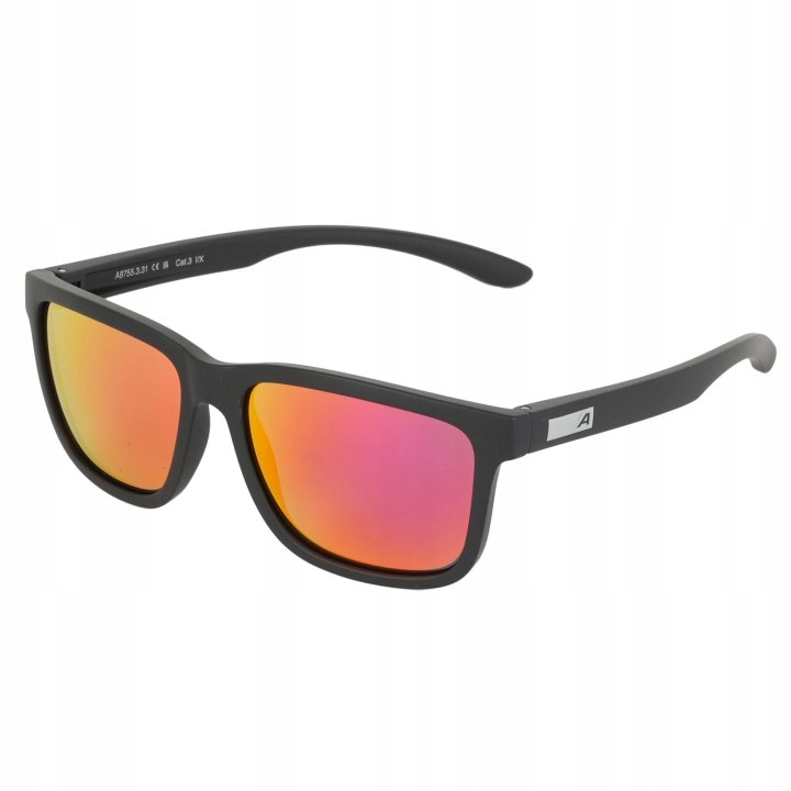 Sportovní brýle Alpina Kosmic Black Matt Mirror Red S3