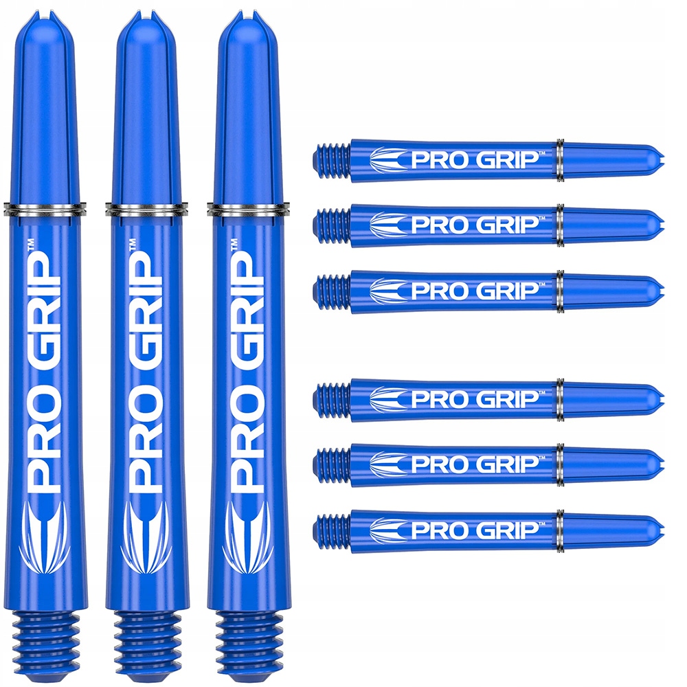 Shafty Target Pro Grip Niebieskie Intermediate 9szt Zestaw
