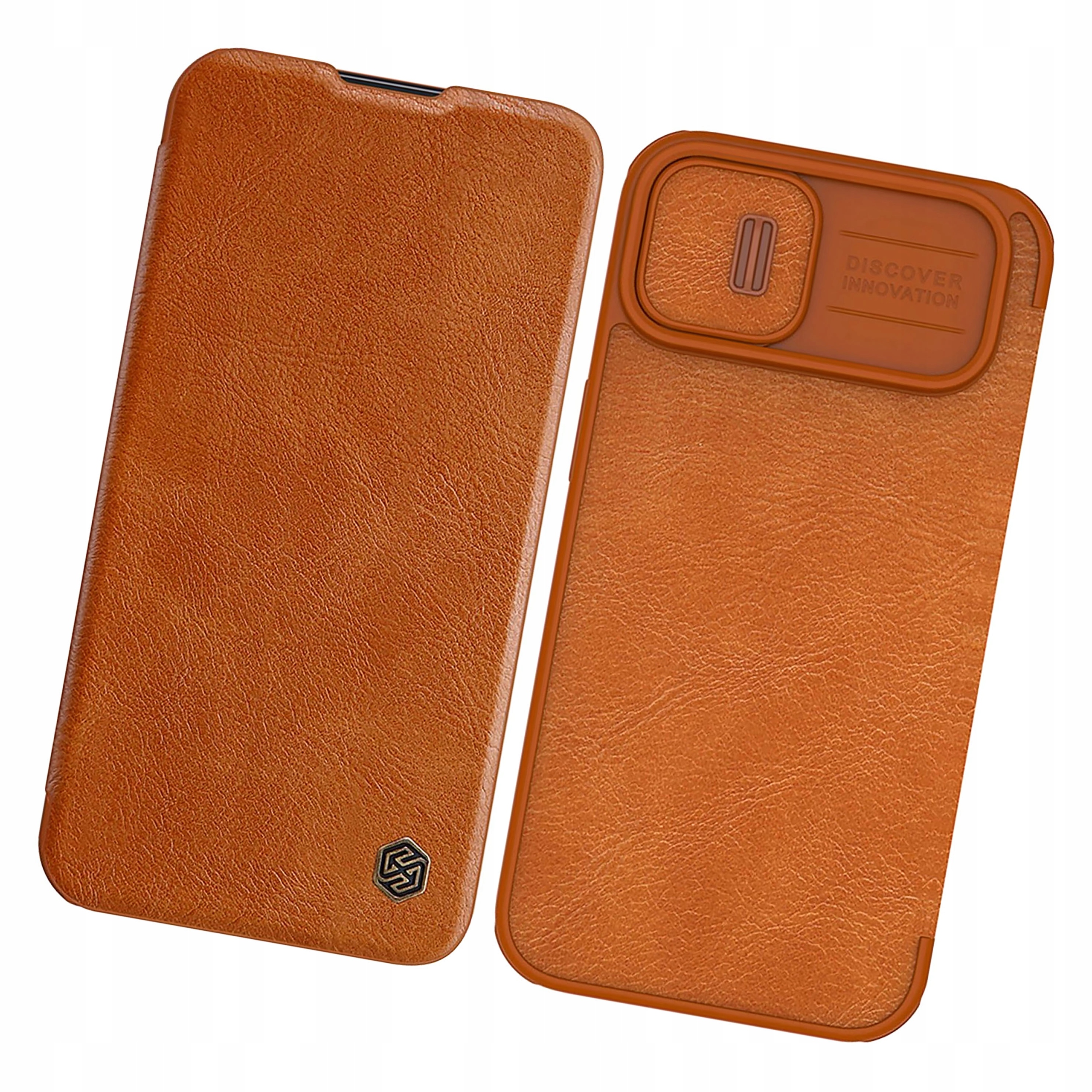 Nillkin Qin Leather Pro Case etui iPhone 14 Plus osłona na aparat kabura