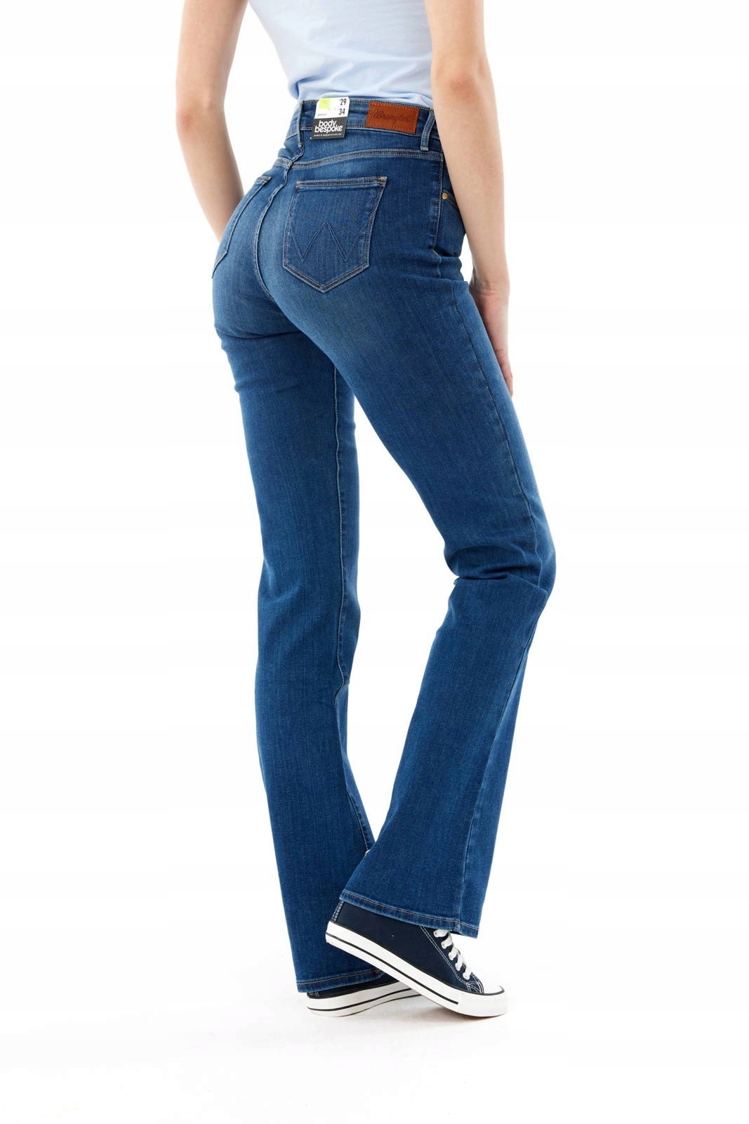 Dámské rozšířené džíny Wrangler Bootcut Authentic Blue W28BX785U 24/32